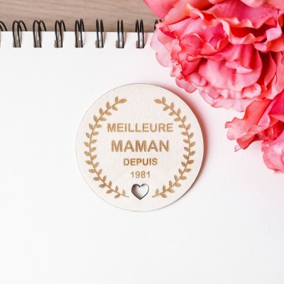magnet décoratif personnalisé pour la fête des mamans